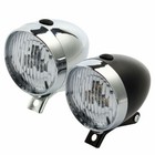 Classical Chrome Retro Bicycle Bike Led Light Headlight Front Retro Head Lamp Us