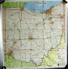 1971 Phillips 66 Ohio Road Map