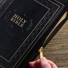 Kjv Giant Print Bible Black With Zipper Faux Leather Brand New In Shrink Wrap   