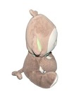 Fisher Price Brown Monkey Plush 6  Green Bow 2013 Snugamonkey Baby Lovey Toy