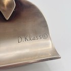 David Klass Bronze Tree Of Life 9 Candle Hanukkah Menorah Signed D klass Vintage