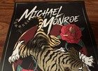 Michael Monroe  band Signed Foil Us Tour Poster X5 Hanoi Rocks Nyc 4 2 25