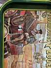 Vintage Automobiles Peugeot Paris Victorian Car Ad Litho Tin Tray 