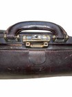 Mika Hanver Doctor s Case Made Of Real Leather saddle Leather W Lock Brown