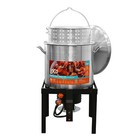 Loco Cookers 80 Quart Surespark Seafood Boil And Steam Kit With Twist And Drain