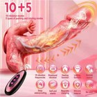 Thrusting Heating Realistic Dildo Anal G-spot Vibrator Sex Toys For Women Couple