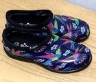Sloggers Garden Yard Water Rain Shoes Clogs Hummingbird Design Women s Size 7