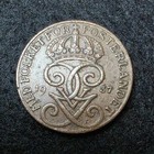 1937 Sweden 1 One Ore - Circulated Swedish Bronze World Coin