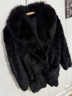 Vintage Blackglama Dark Ranch Mink Fur Coat Size M Excellent Condition