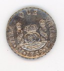 Spain Espa  a Peru 1759 Lima Jm 2 Reales Fer Vi Km 53 0bverse Center Weld  