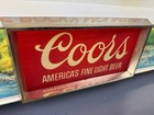 Rare Vintage Coors Lighted Beer Sign Rocky Mountain Waterfall 51      Clock Works