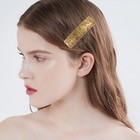 Hair Clip Large Hand Crafted Metal Barrette French Hair Clip Vintage Retro Fores