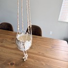 Pot   Sea Shell Hanging Retro Boho 48    Long Beachy Vintage