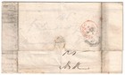1868 Birmingham Uk Penny Red Plate 84 Cover To London