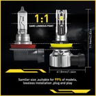 Auxito H11 Led Headlight Kit Low Beam Bulbs Super Bright 6500k White 20000lm
