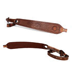 Tourbon Vintage Leather Rifle Sling Gun Carrying Strap Shooting Rest Adjustable
