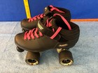 Riedell Carrera 105b   2 Black Speed Roller Skates Size 7