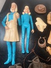 Lot Of 3 Vintage Marx Johnny West Figures With Accessories