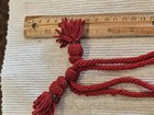 1860s 70s Civil War Army Indian War Artillery Officer Campaign Hat Rope L  k   