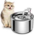 Cat Water Fountain Ultra-quiet Pump Automatic Dog Dispenser Dish Drinking 67 Oz