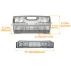 Silverware Basket For 8531233 Compatible With Whirlpool Kenmore Dishwasher Gray