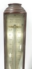 Antique London English Thermometer By Andrew Yates Mahogany With Curved Glass
