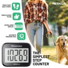 Neskla 3d Pedometer  Simple Step Counter With Large Lcd Display For Walking