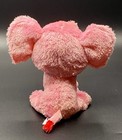 Ty Beanie Boos Tender Pink Elephant Stuffed Animal Red Heart Plush 6 