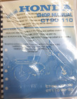 Honda Ct90 - Ct110 78-82 Factory Service   Shop Manual Trail 90 Comb Bound