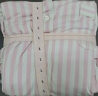 New Victoria s Secret Soft Long Pajama Set White pink Size Large 