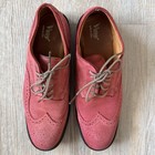 Vintage Suede Wingtip Oxford Shoes Made Usa Size 8 5