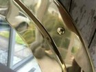 24  Porthole Mirror   Shiny Brass Finish  large Nautical Cabin Wall Mirror Decor