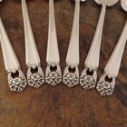 Is Eternally Yours Set Of 6 Soup Spoons 1847 Rogers Silverplate Flatware Lot D