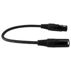 1 Foot Ft 3pin Male To Female Xlr Cable For Dmx 512 Light Lighting Data Transfer