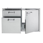Lynx Sedona Series Lsa42 42 Inch Double Drawer And Access Door Storage System