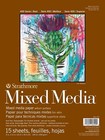 15-sheet Mixed Media Vellum Paper Pad 9 x12  - Watercolor Finish  Acid-free