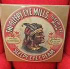 Old Rare  Sleepy Eye Mills  Patent Flour Label  Sleepy Eye Cream