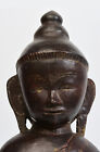 18th Century  Shan  Antique Burmese Wooden Seated Buddha