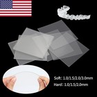5packs Dental Vacuum Forming Sheet Square Dental Splint Retainer Slice Hard soft