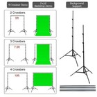 8x10 Backdrop Background Stand Adjustable For Photo Video Studio Support Ref