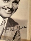 Clark Gable Hollywood Legend 1950 s Studio Portrait Vintage 8x10 Photo Signed