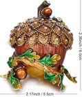 Fruit Trinket Box For Home Decor  Hinged Jewelry Organizer