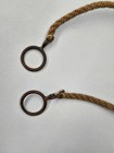 Antique Military Army   Toggle Hanger Brass   Cord  Rope Rare