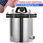 Steam Autoclave Sterilizer 18l High Pressure Uperization Eqpt  Tattoo Dental Lab