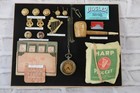 Spanish American War Shadow Box Cuba Philippines 1898 Military Buttons Irish