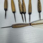 Vintage Widdy Darts Official Tournament No  1 White Feather  lot Of 18 