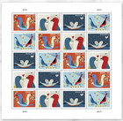 Usps Sheet Of Forever Stamps   retired Designs 