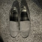 Kohl s Men s Gray Moccasin Slip-on Lined Slippers Faux Suede Size 10