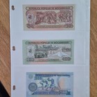 Mozambique Meticais Banknotes Lot 50 100 500 Ungraded Uncertified