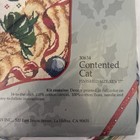 Candamar Orange Tabby Cat Christmas Stocking Needlepoint 30634 Contented Cat